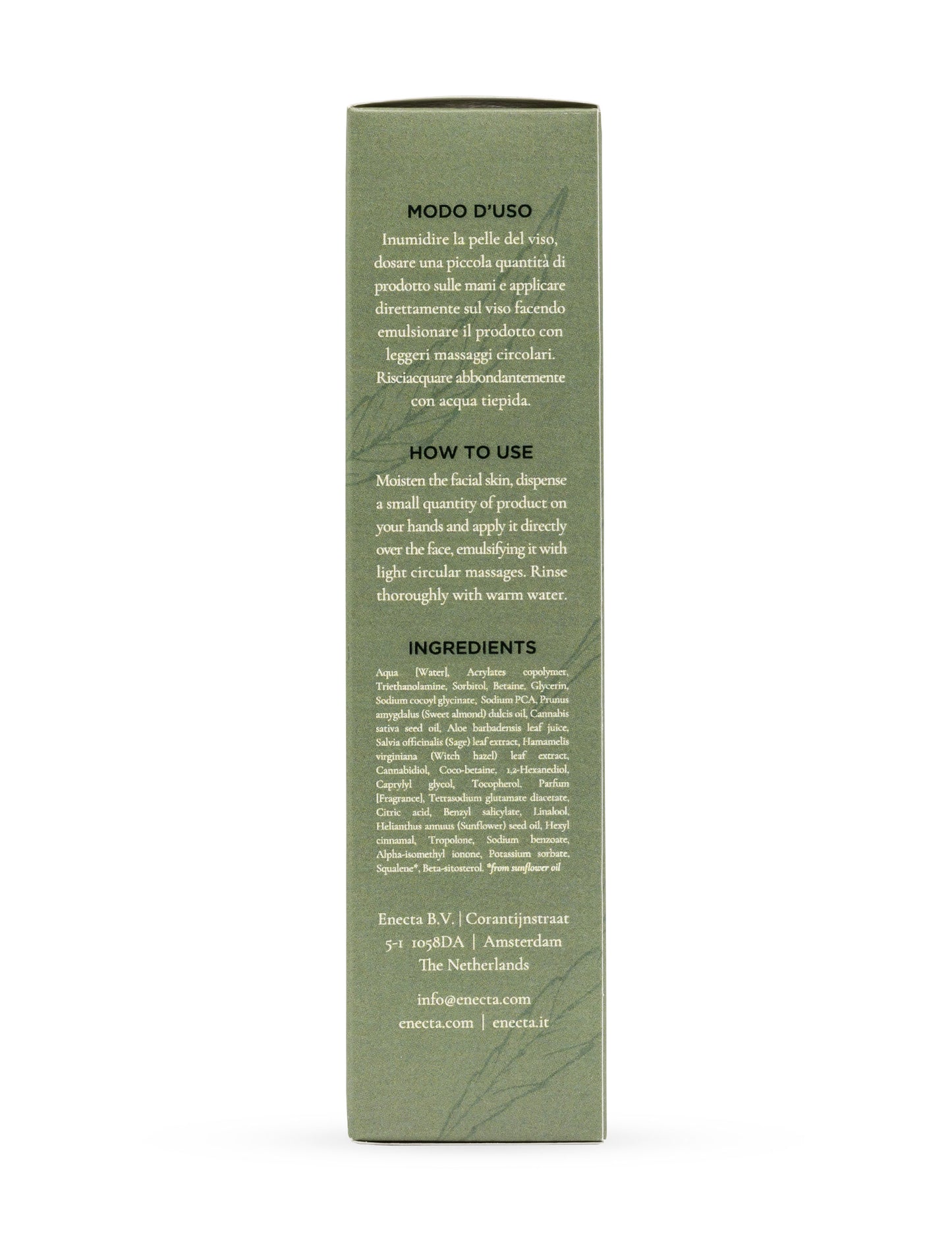Enecta - CBD Face & Neck Cleanser 200mg 200ml