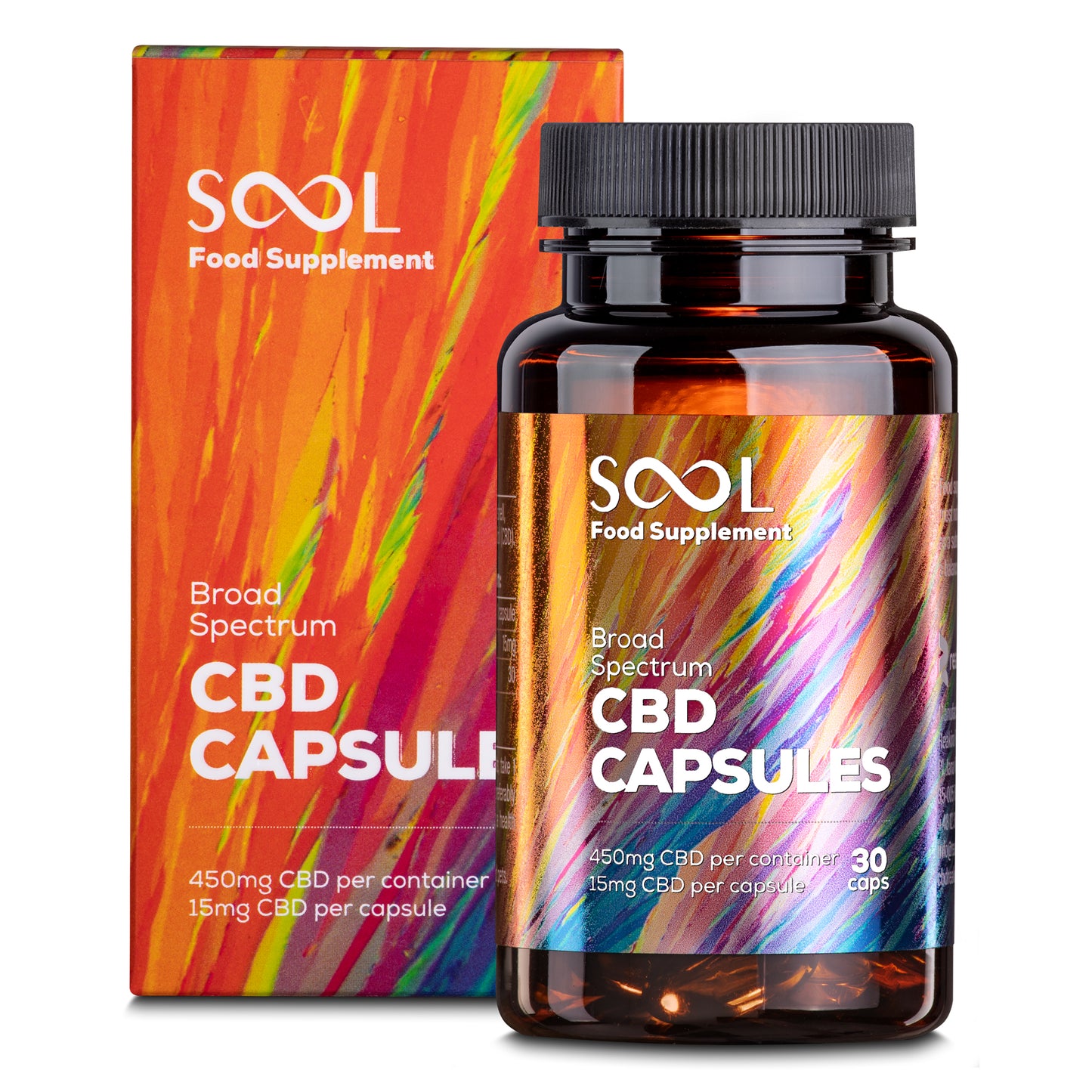Reakiro - SOOL CBD Capsules 450mg - 1500mg