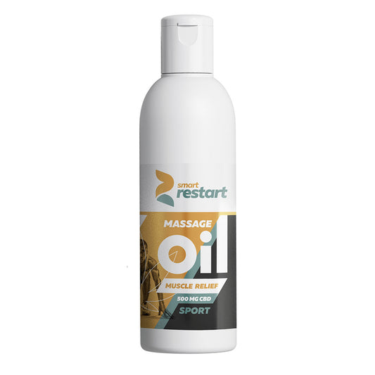 Reakiro - Smart Restart CBD Massage Oil Muscle Relief 500mg 200ml