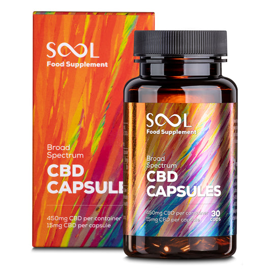 Reakiro - SOOL CBD Capsules 450mg - 1500mg